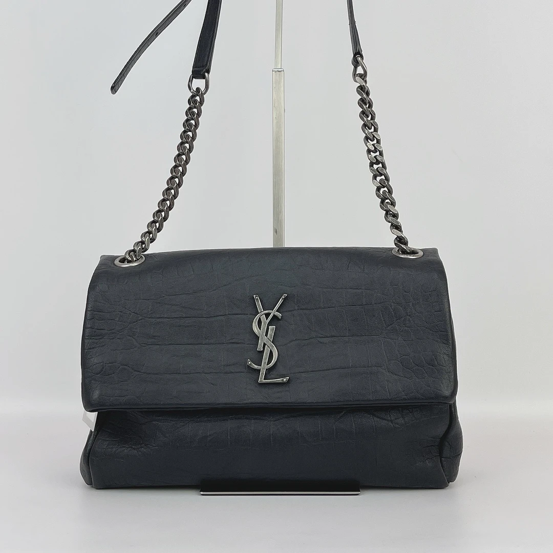 95新 YSL/圣罗兰 圣罗兰 黑色单肩包底长29 B893