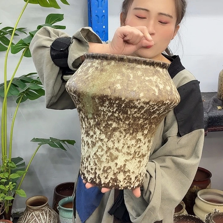 21×31 -粗陶花盆有孔
