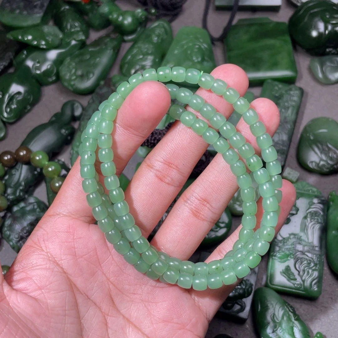 不***终和田玉（碧玉）未镶嵌颈饰
