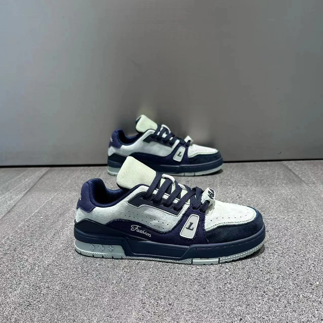 法莎尼亚男士轻运动板鞋夏季轻便透气防滑耐磨时尚百搭低帮休闲鞋