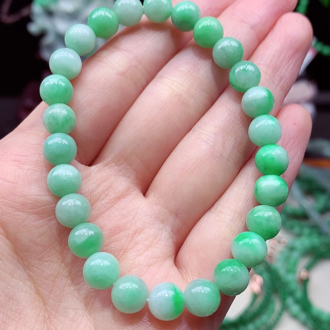 翡翠未镶嵌手链翡翠