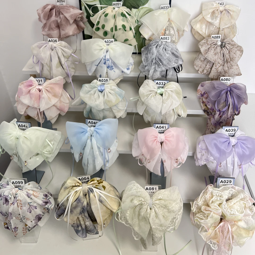 两个起拍！！！抓夹少女风日韩森系风发夹古风甜美马尾夹发饰