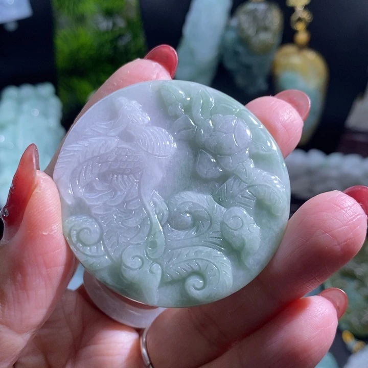 【闪购商品】颈饰未镶嵌翡翠凤凰