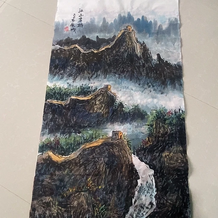 国画四尺手绘作品