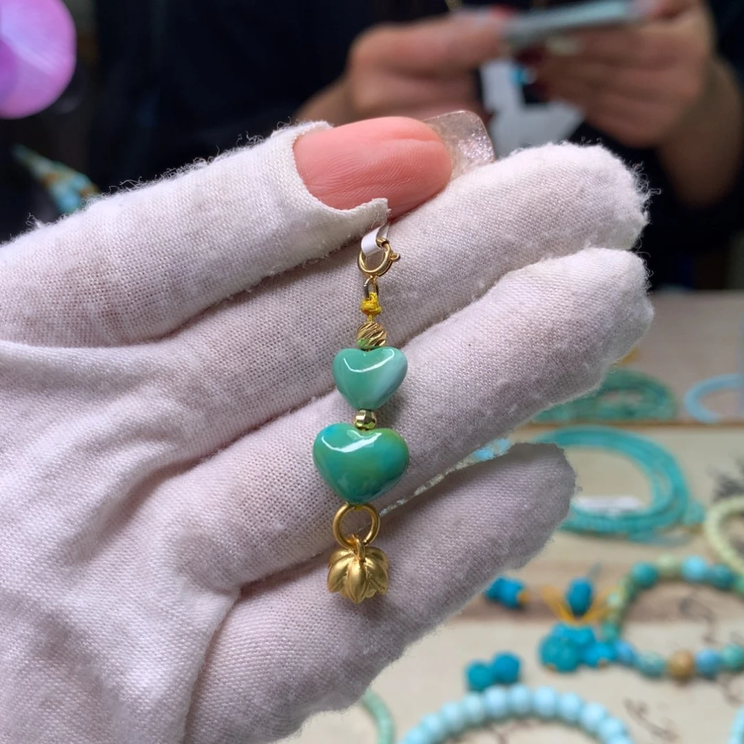 绿松石未镶嵌配饰