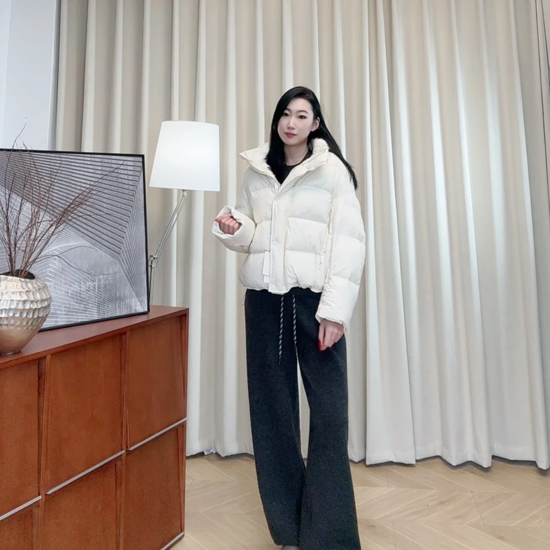 【若若美】Y-8225【零重力】云朵泡芙羽绒服女士白鸭绒蓬松羽绒服外套