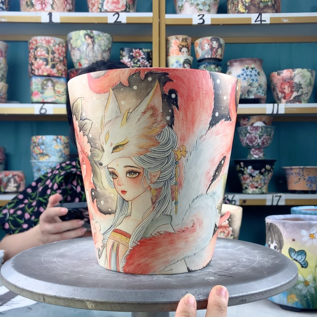 ****M景德镇手工瑕疵134