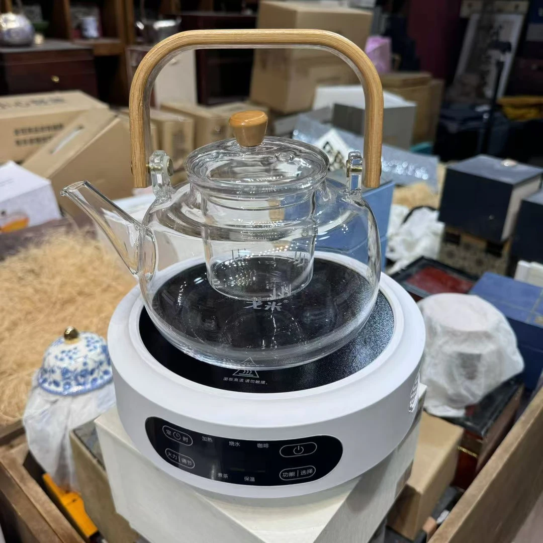 （胡子茶器）高硼硅玻璃煮茶壶加戈米电陶炉 MC005