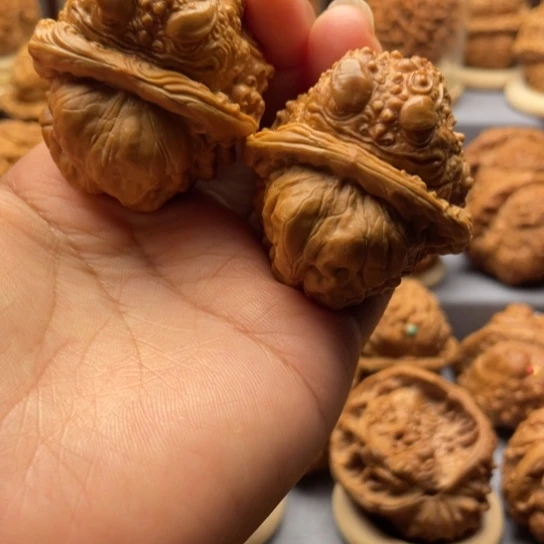 手串/手链核桃r*金蝉蛤蟆头核桃雕刻核桃