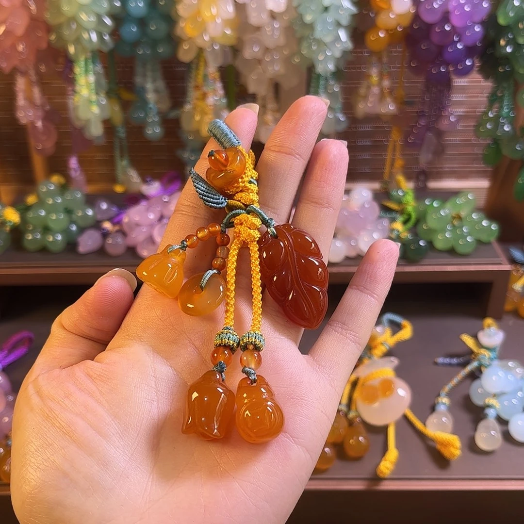 玛瑙/玉髓未镶嵌车挂