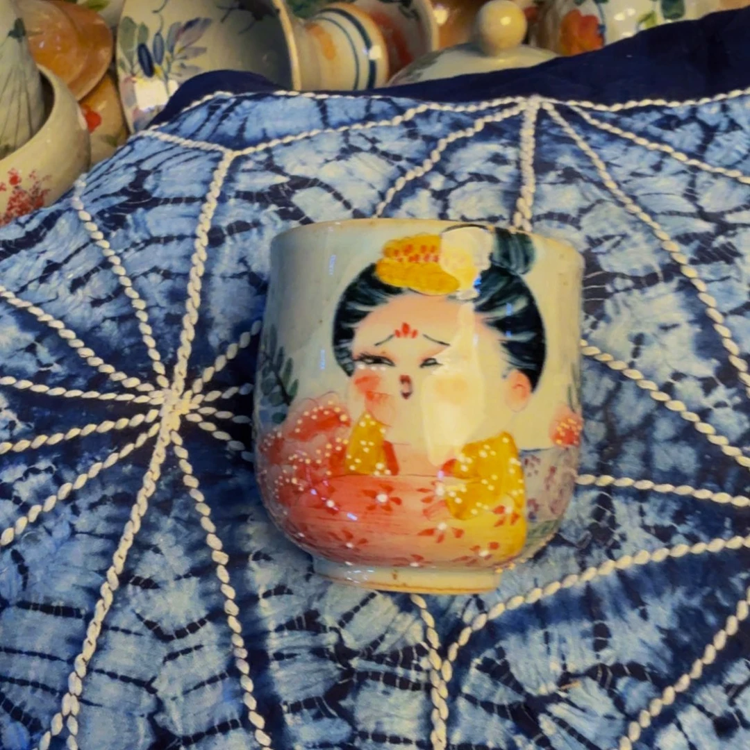 瓷片景德镇陶瓷手工手绘