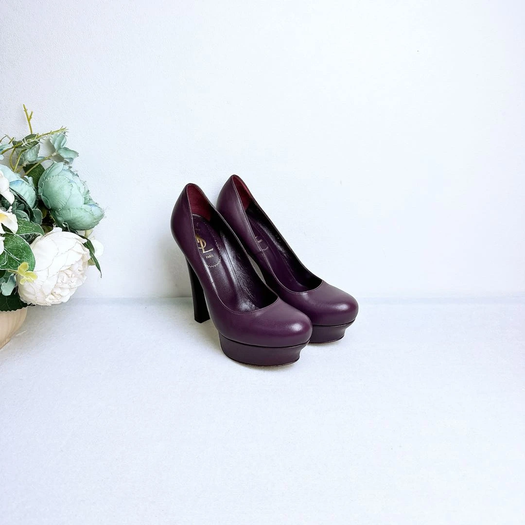 95新/YSL/高跟鞋/38.5码/Xsps11574