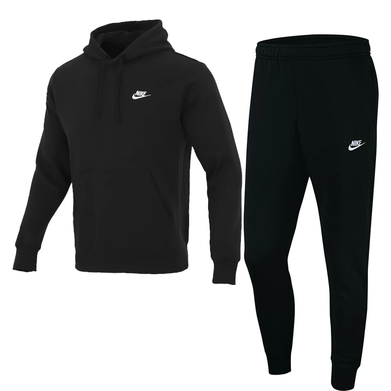 【流光风】Nike耐克男士运动套装连帽卫衣套头衫休闲宽松直筒长裤