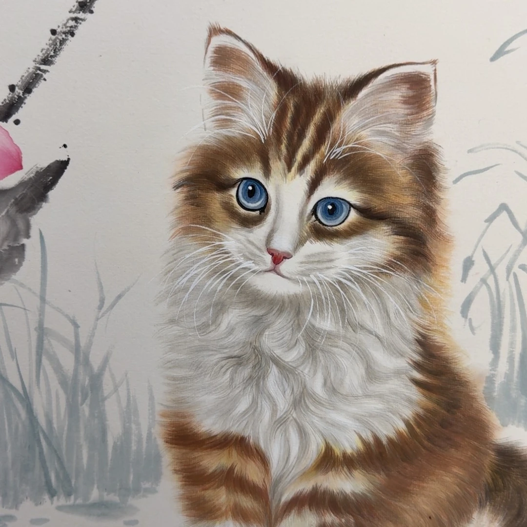 国画国画作品山水花鸟