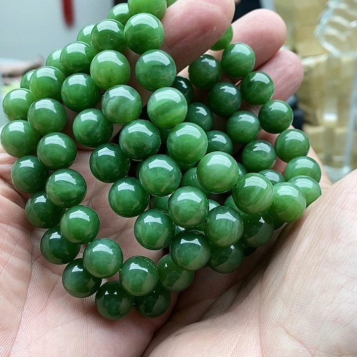 【闪购商品】未镶嵌手串和田玉碧玉12多样性发货拍一发一