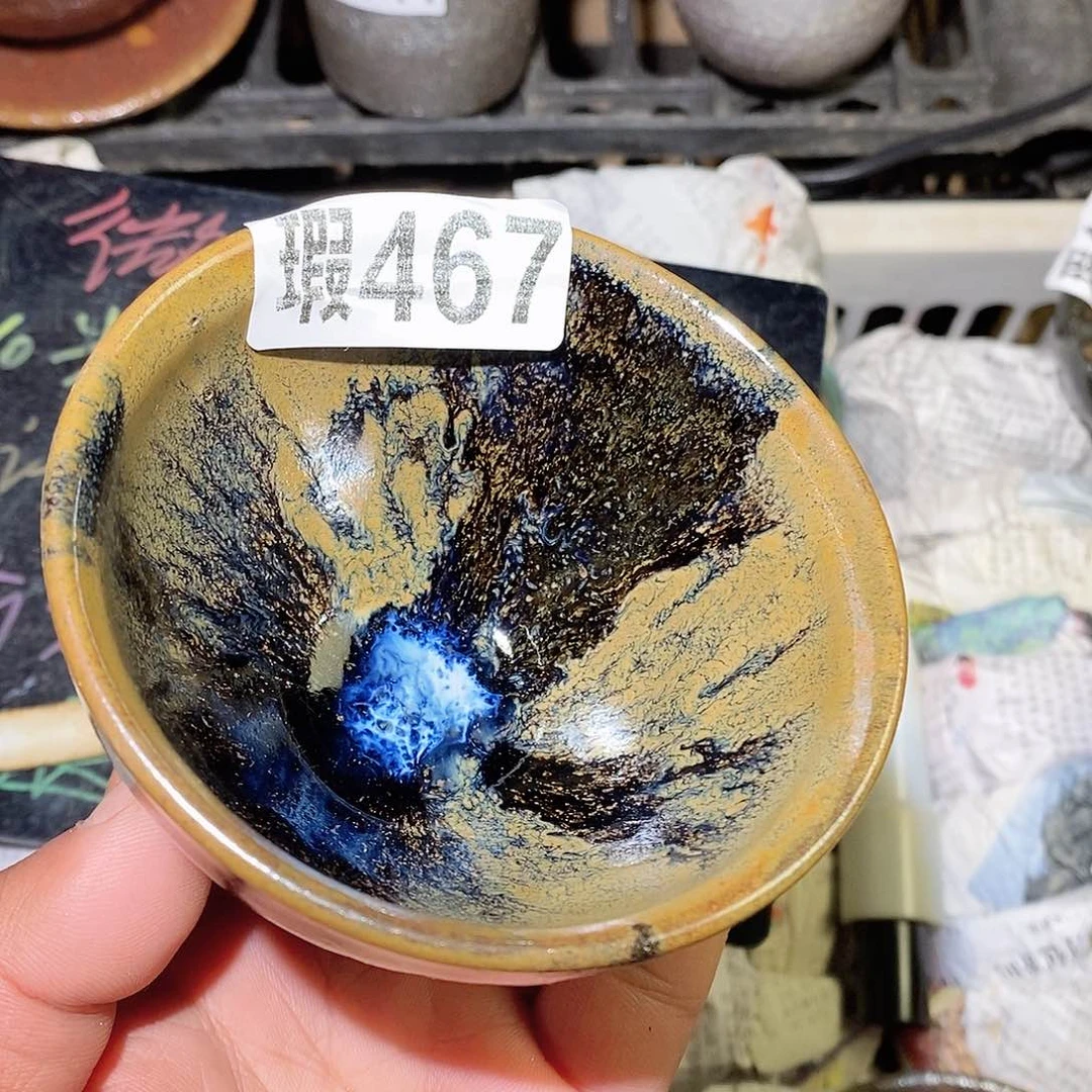 茶盏微瑕建盏主人杯子