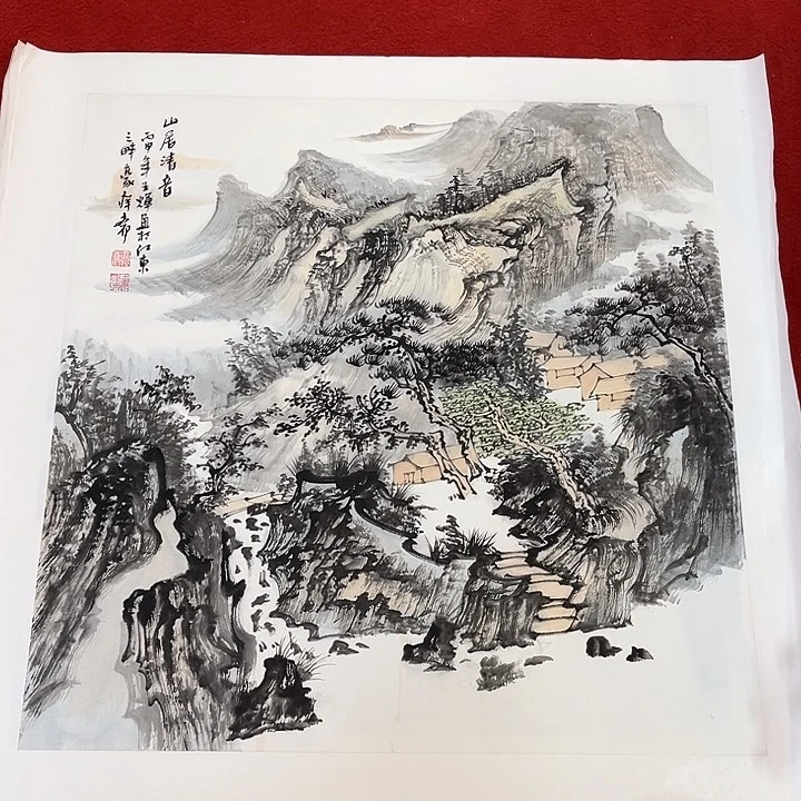 国画手绘国画作品