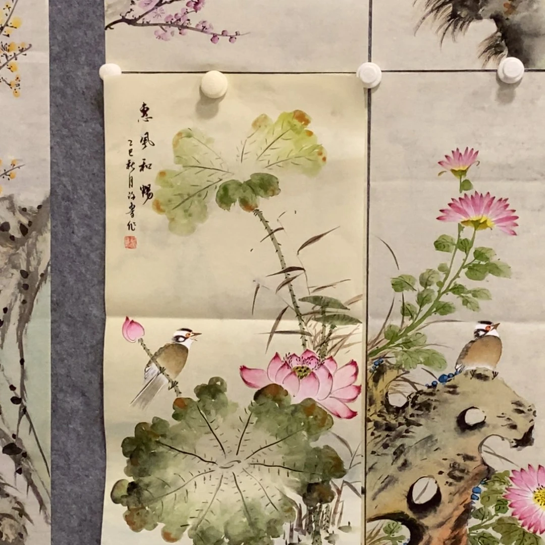 ****…国画国画荷花作品