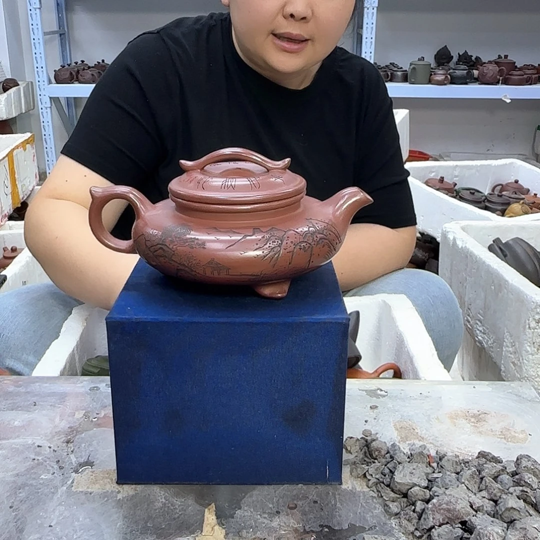 茶壶紫砂宜兴紫砂壶瑕疵处理