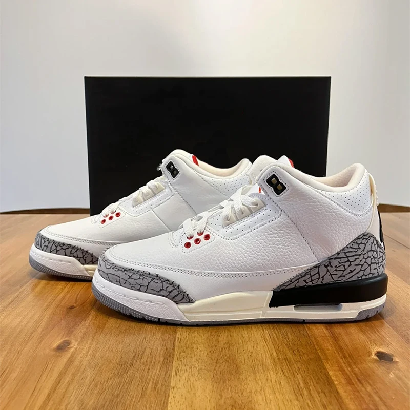 正品aj3经典高帮夏季新款透气运动篮球板鞋休闲男款女~某物渠道鞋