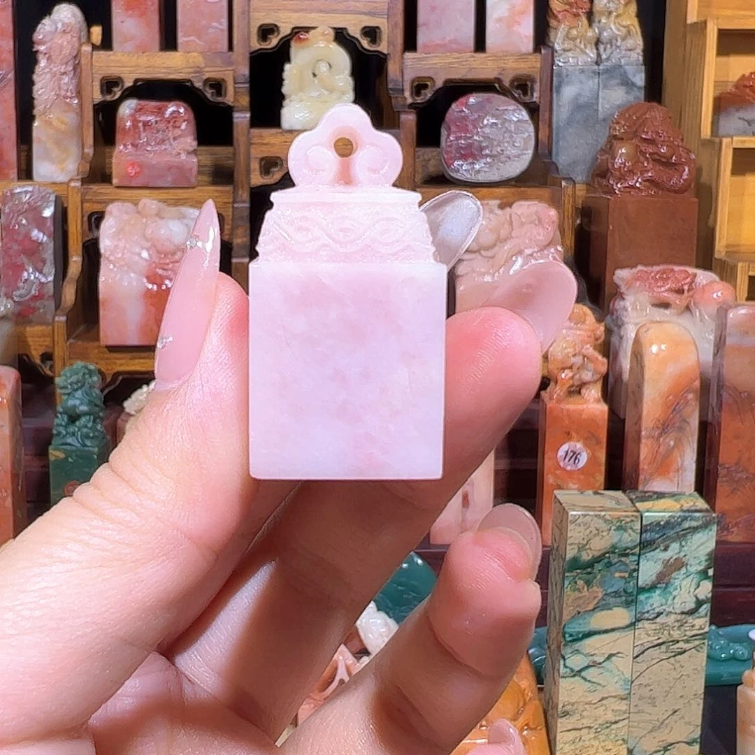 瓦***伊昌化石印石手工制作