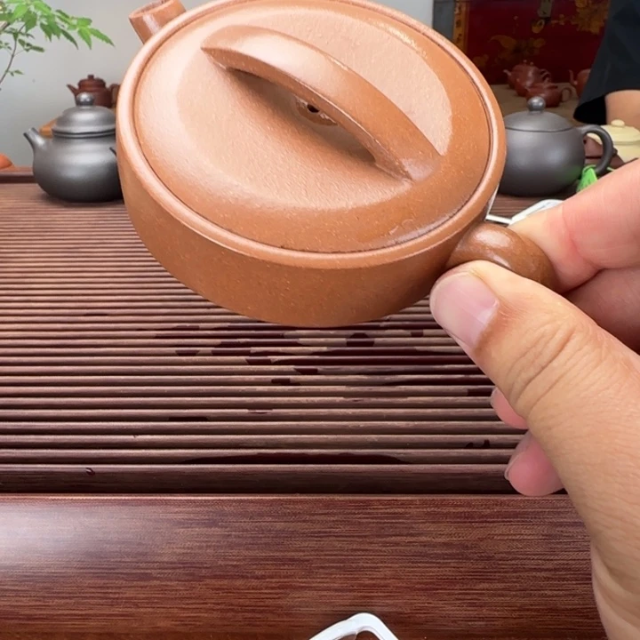 若***尘茶壶紫砂段泥120cc半手
