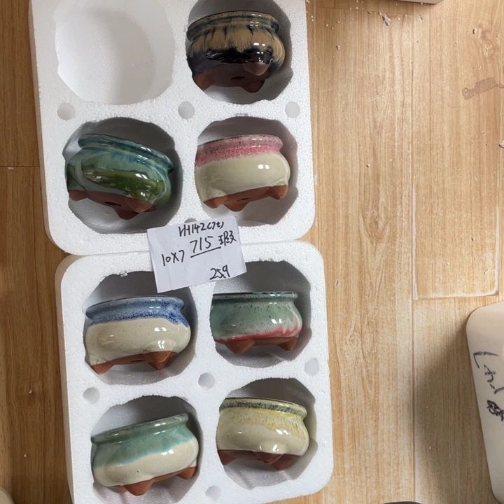 粗陶多肉花盆微瑕142