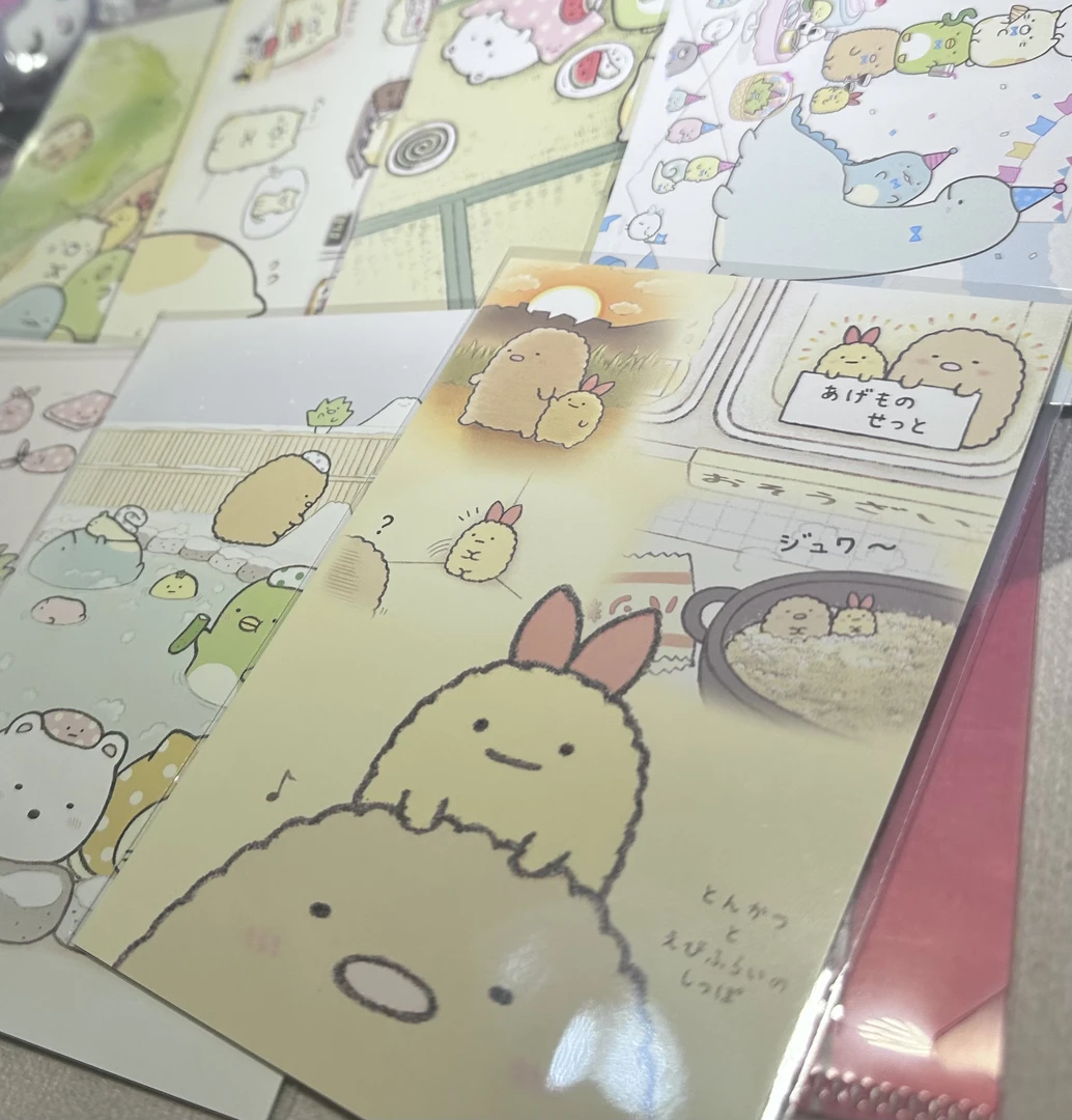 正版日版角落生物展会特典明信片盲盒