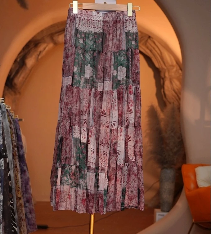 1738 2025夏季新款气质显瘦小众半身裙Q3552