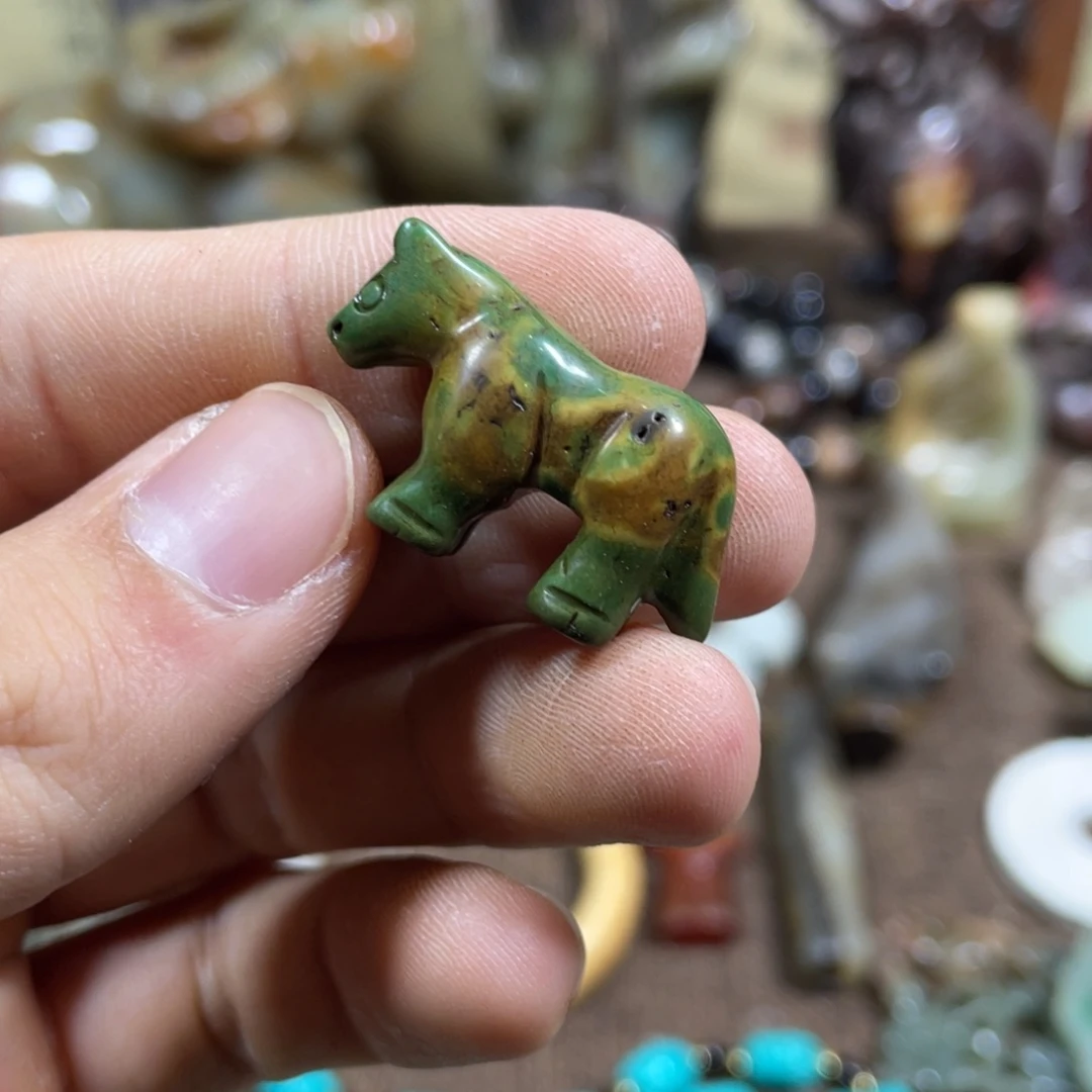 和田玉未镶嵌吊坠(不含链)