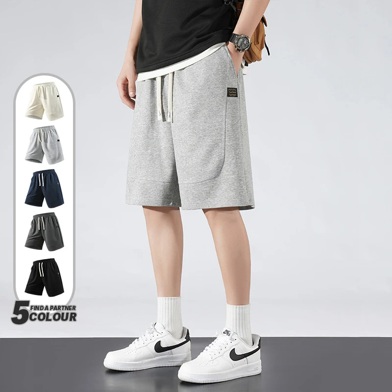 夏季重磅休闲潮牌薄款百搭运动短卫裤时尚潮流宽松美式大码短裤