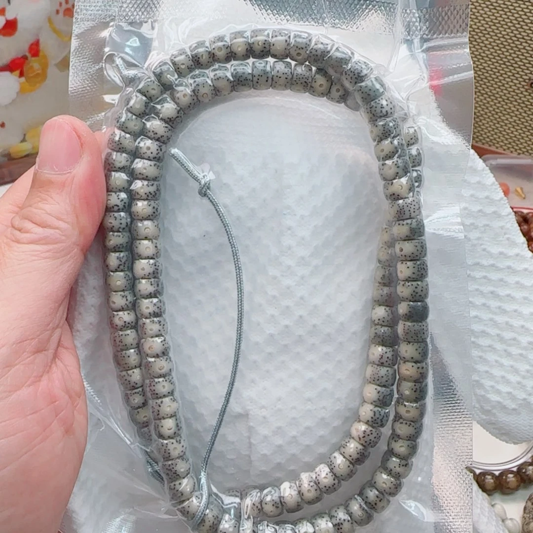 手串星月菩提糯冰药片108-8*5