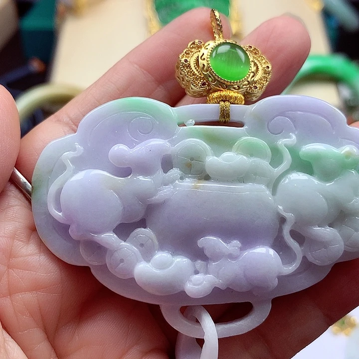 颈饰未镶嵌翡翠翡翠