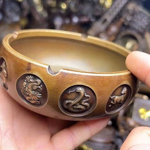 铜制文玩把玩物件