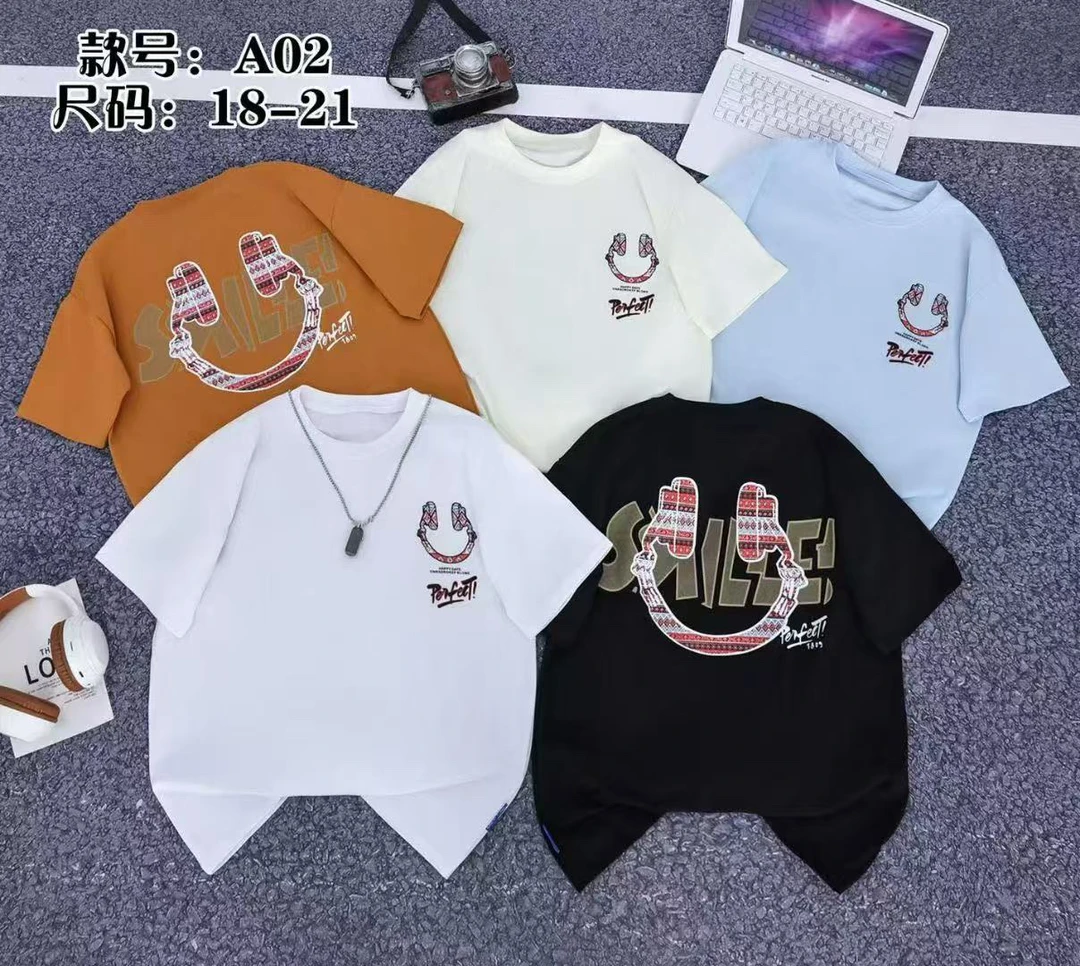 印花圆领夏季短袖常规款T恤百搭休闲风