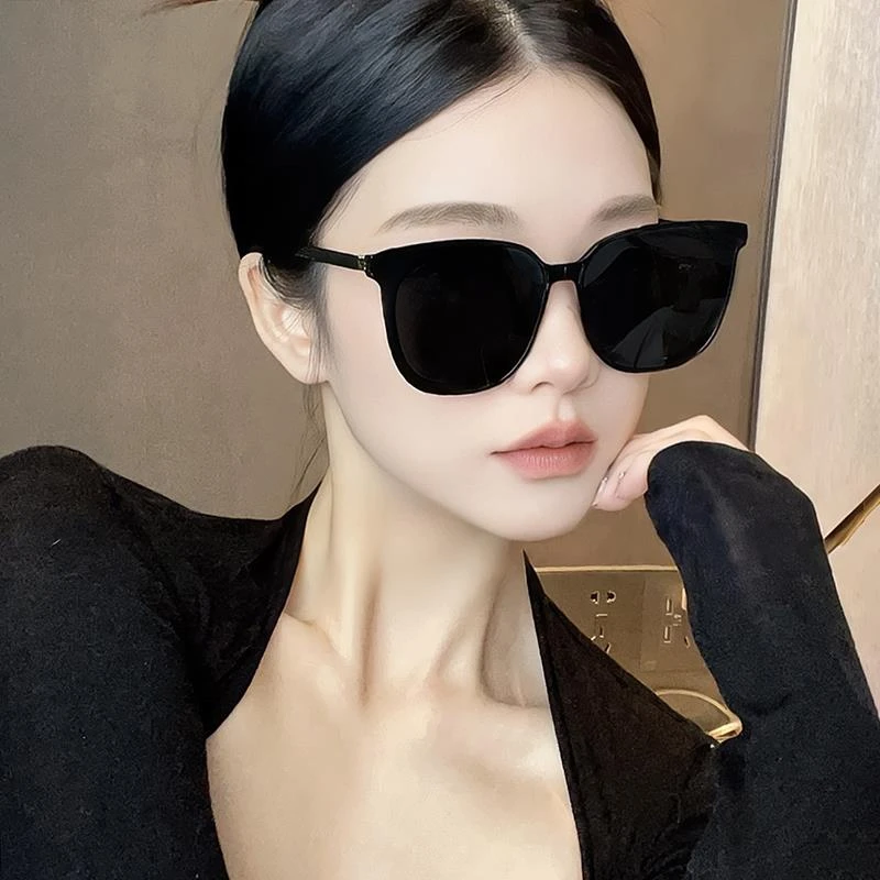 帕森正牌2025新款墨镜女高级感方框圆脸显瘦防紫外线uv400太阳眼