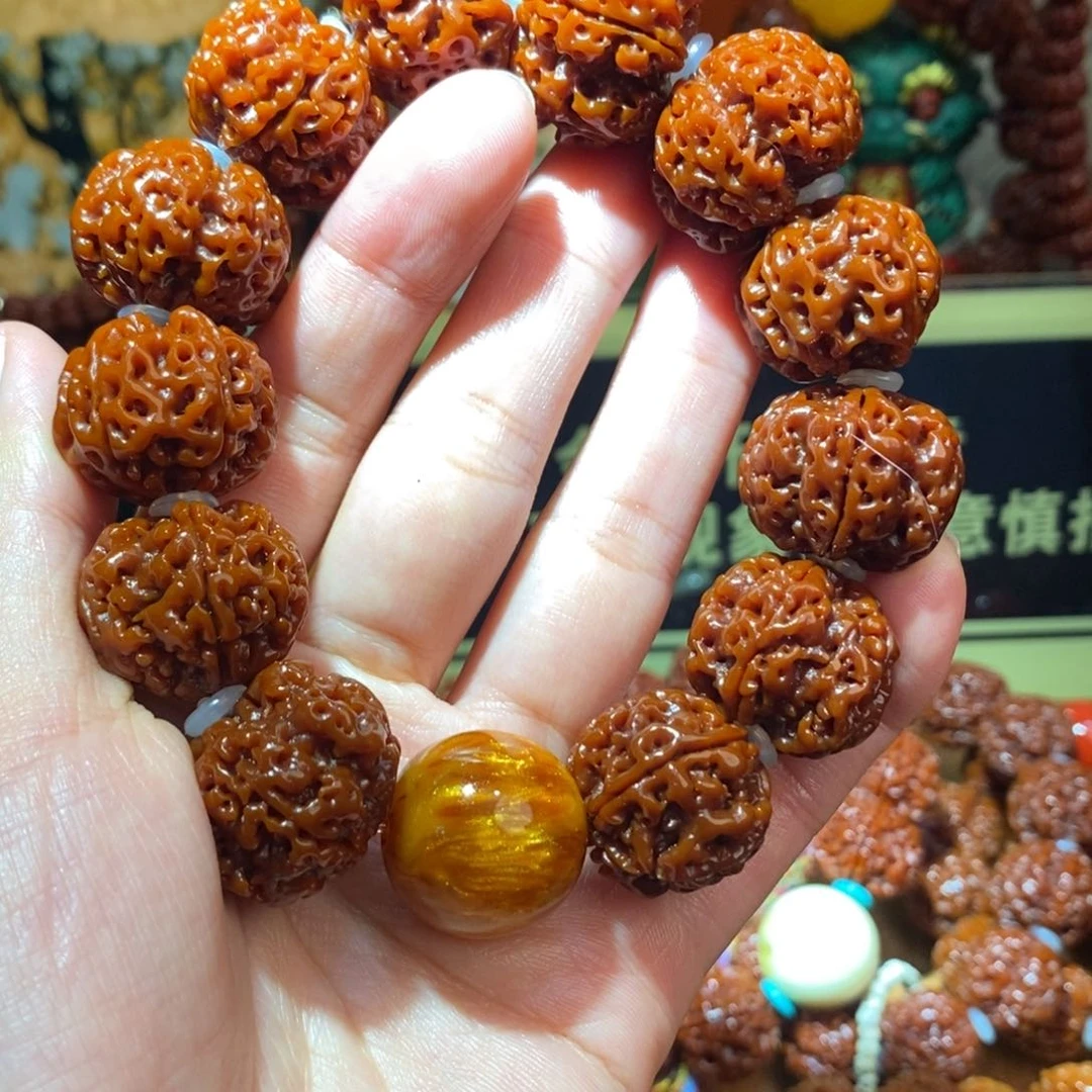 金刚菩提手串215玉化深琉