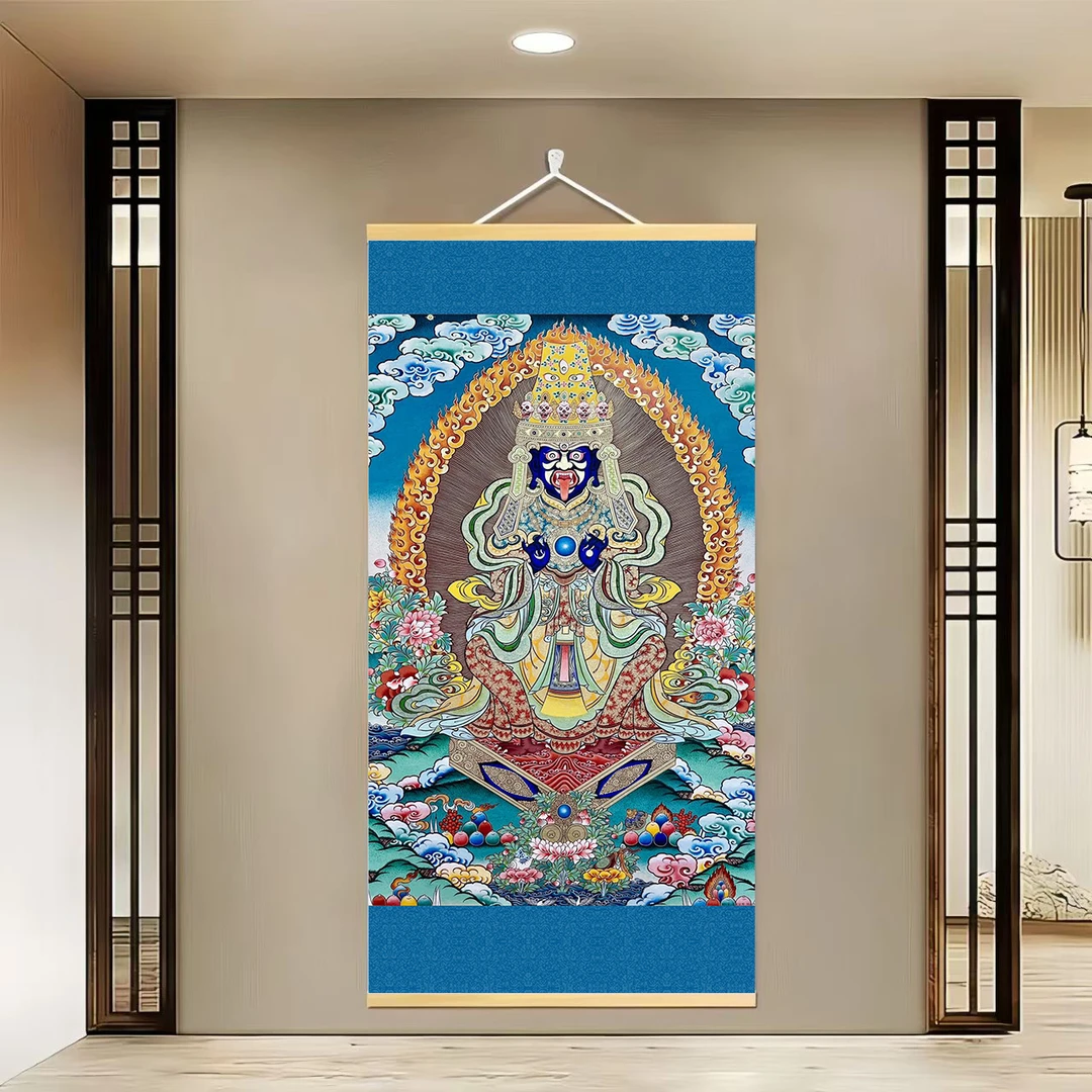 {621扎吉拉姆}60x120cm现代简约挂轴装饰画办公室家居装饰画