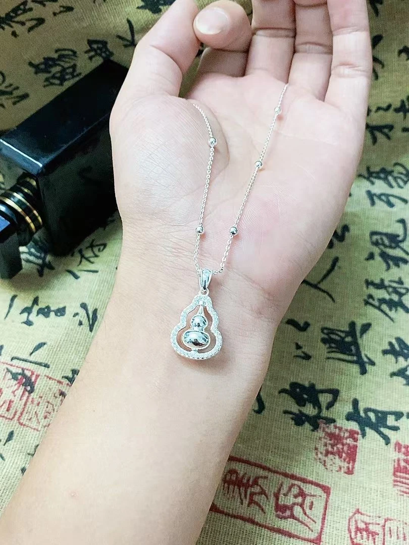 足银珐琅银制品 【清仓专属】轻职风女原创设计转动葫芦款式