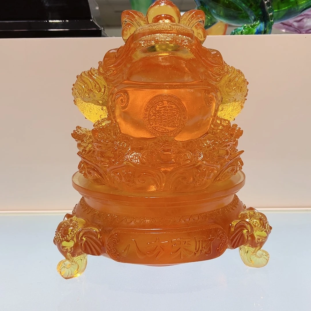 【闪购商品】琉璃手工艺品不****6八方来财