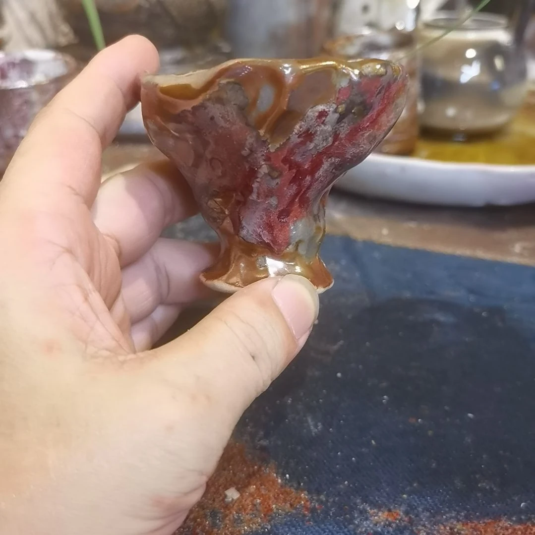 摆件手工高温原矿窑变新品福利