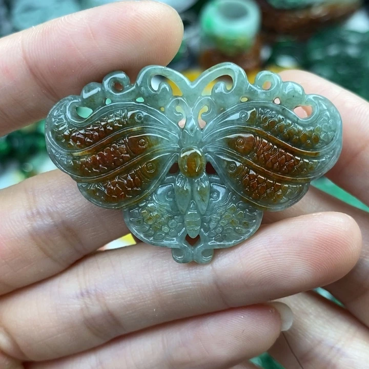 颈饰未镶嵌翡翠吊坠