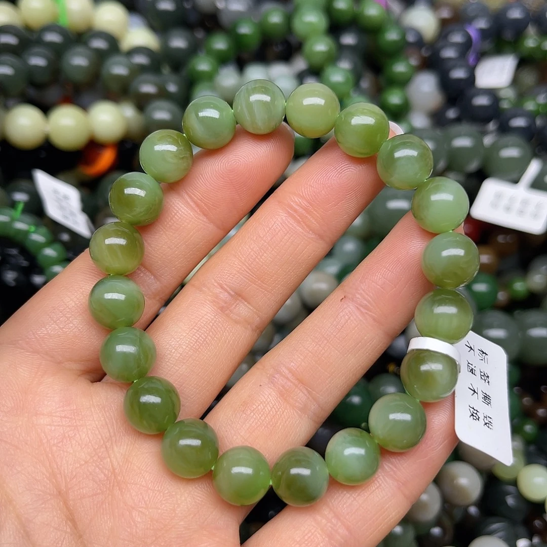 和田玉未镶嵌手链