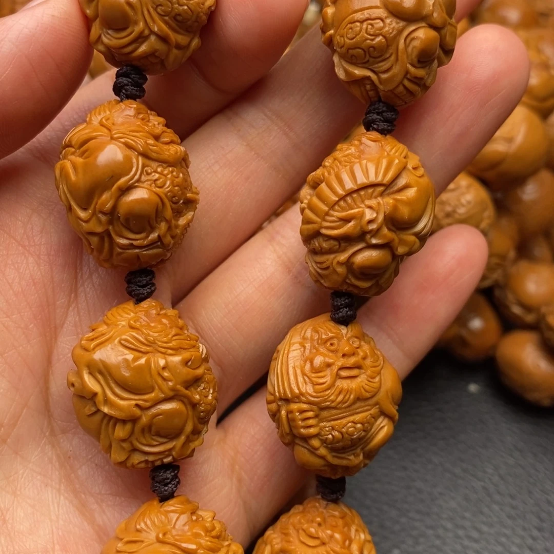 橄榄核手串整身钟馗