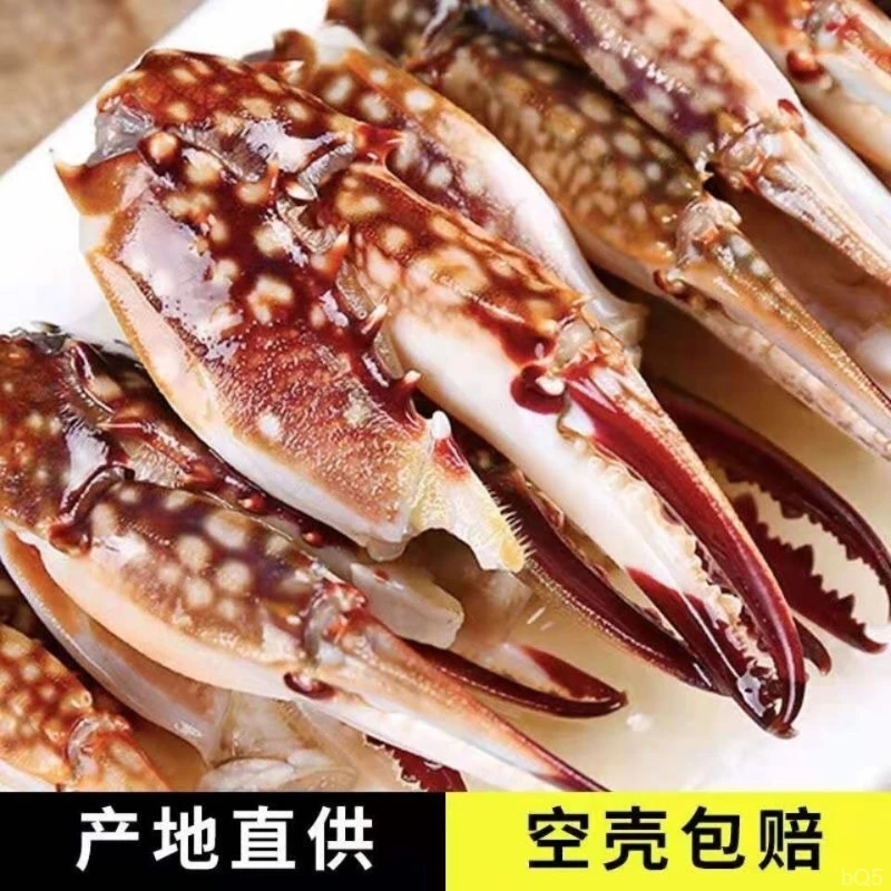新鲜蟹钳海鲜蟹脚钳蟹脚螃蟹腿香辣蟹脚涝汁小海鲜冷冻超大螃蟹脚