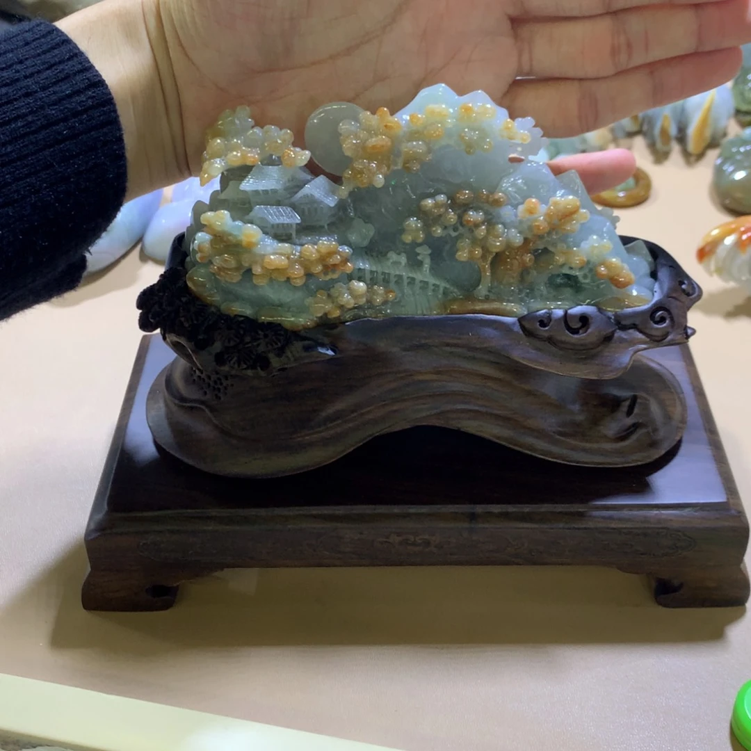 未镶嵌摆件翡翠用****2