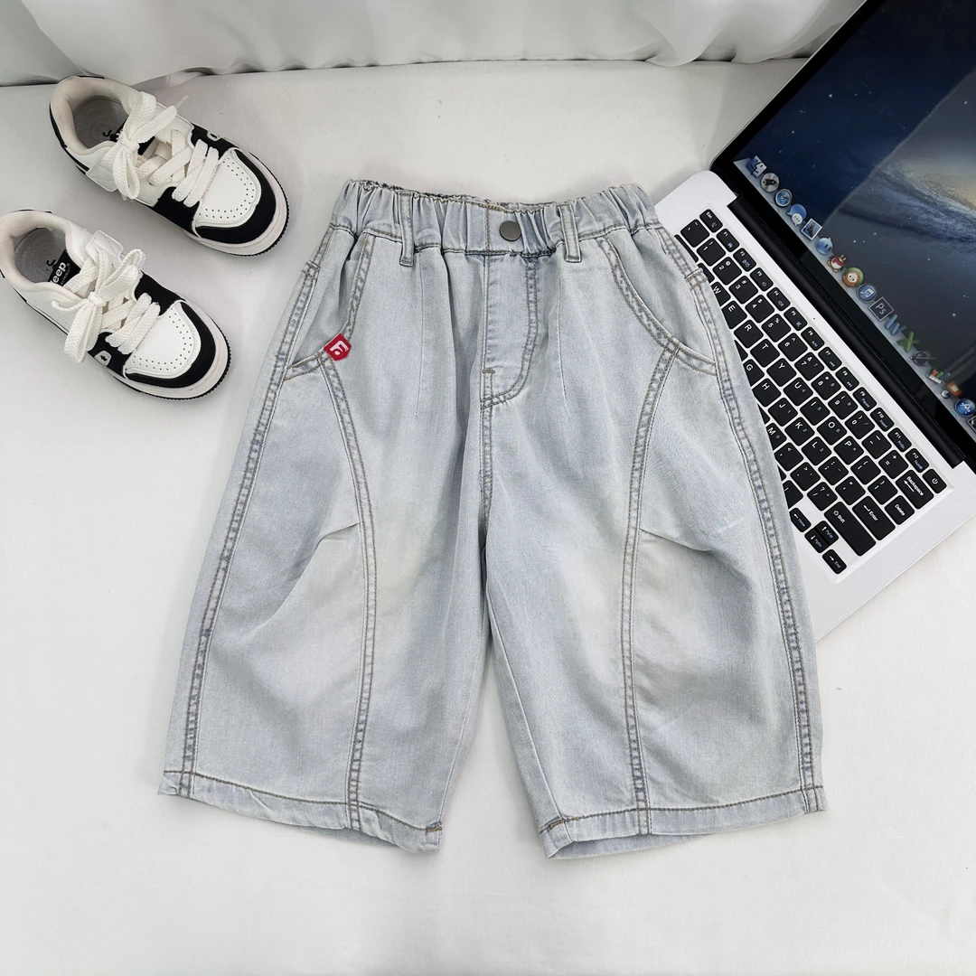 若大王夏季儿童时尚百搭牛仔短裤 26357