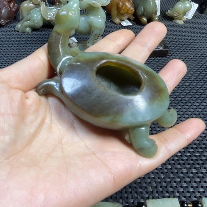 和田玉挂件未镶嵌白****9