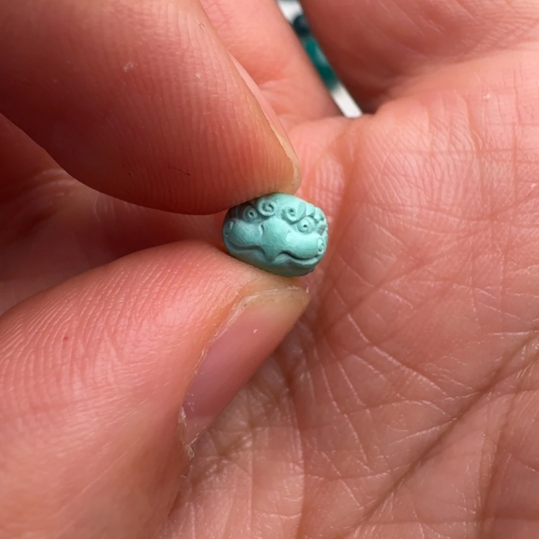 绿松石未镶嵌珠宝奇石7.8mm