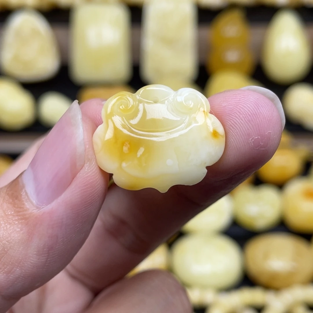 琥珀未镶嵌裸石琥珀蜜蜡